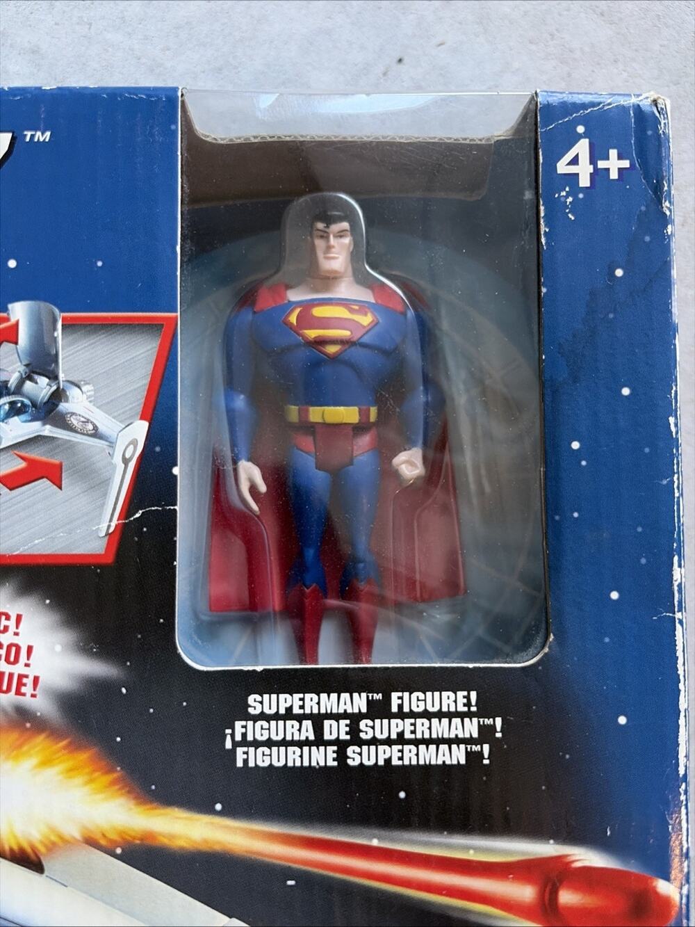JUSTICE LEAGUE JAVELIN 7 Superman Electronic Mission Mattel Animated NEW